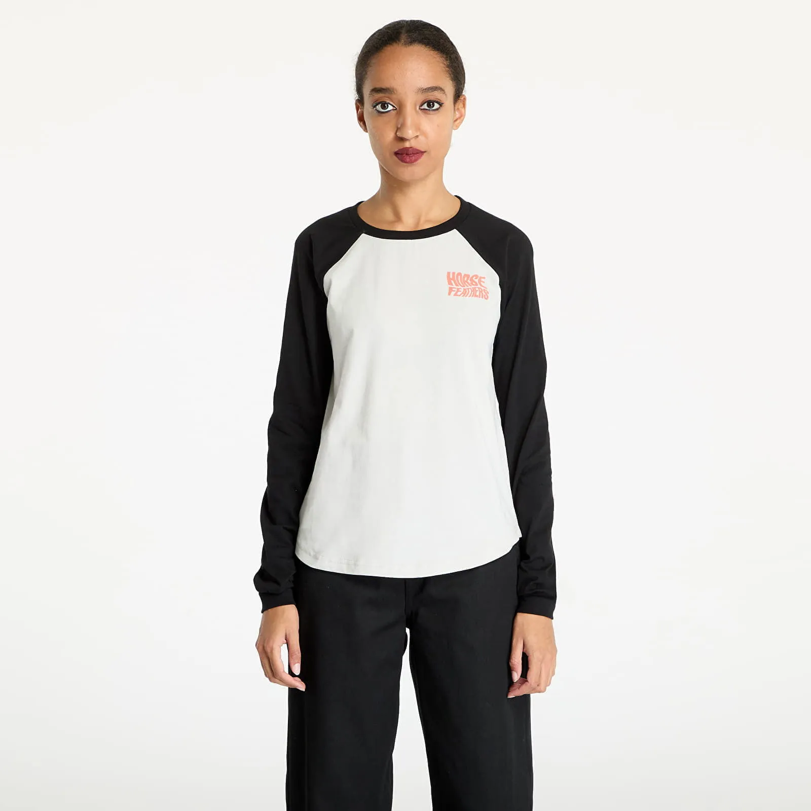 HORSEFEATHERS TSHIRT KARINA TOP CEMENT M
