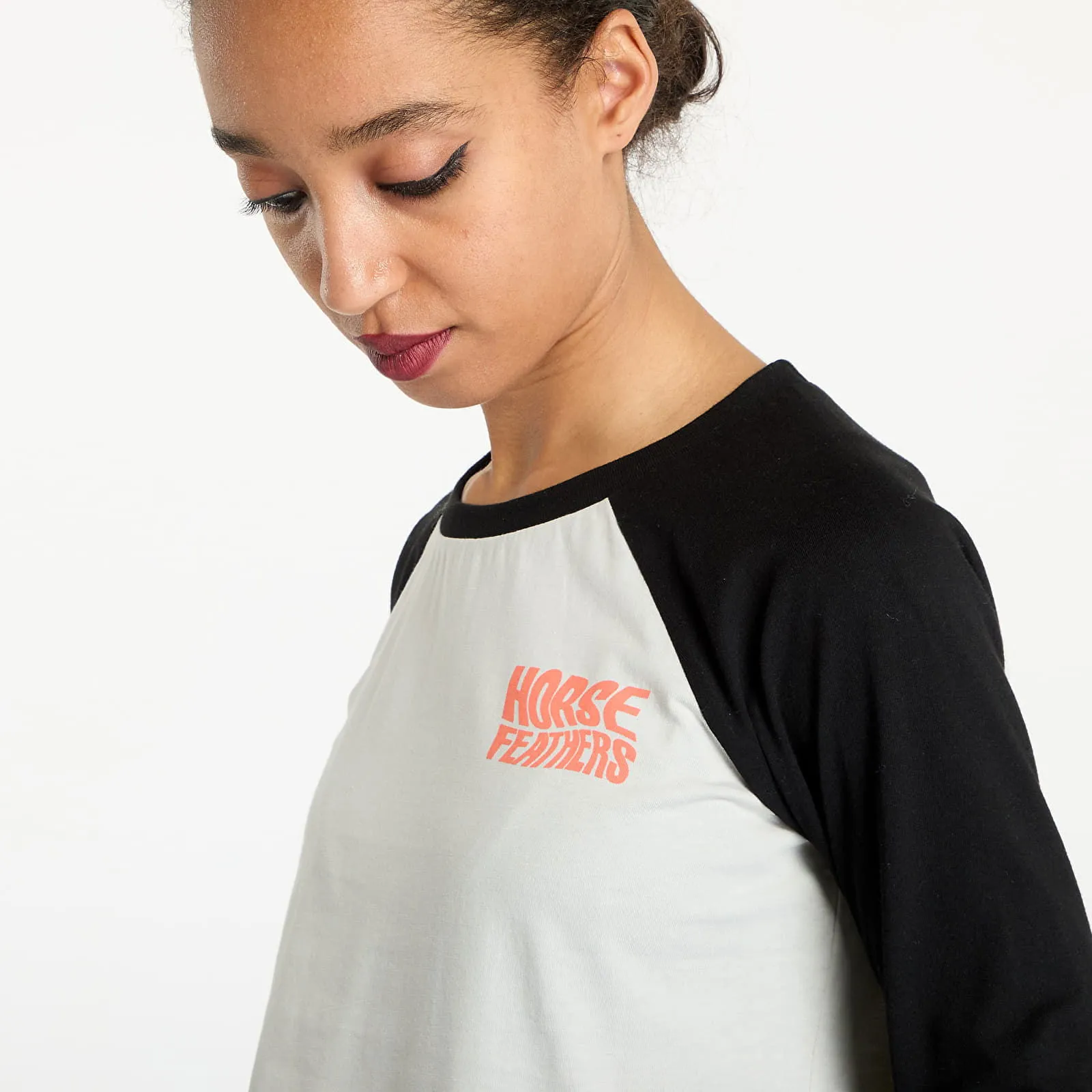HORSEFEATHERS TSHIRT KARINA TOP CEMENT M