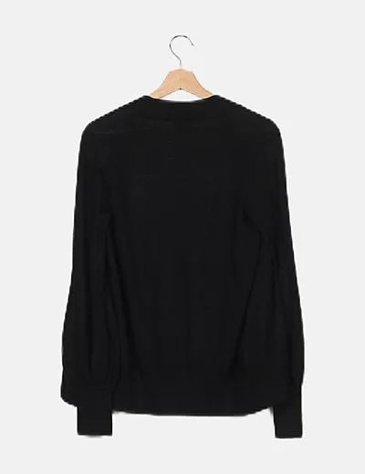 Hoss Intropia Chaqueta tricot negra
