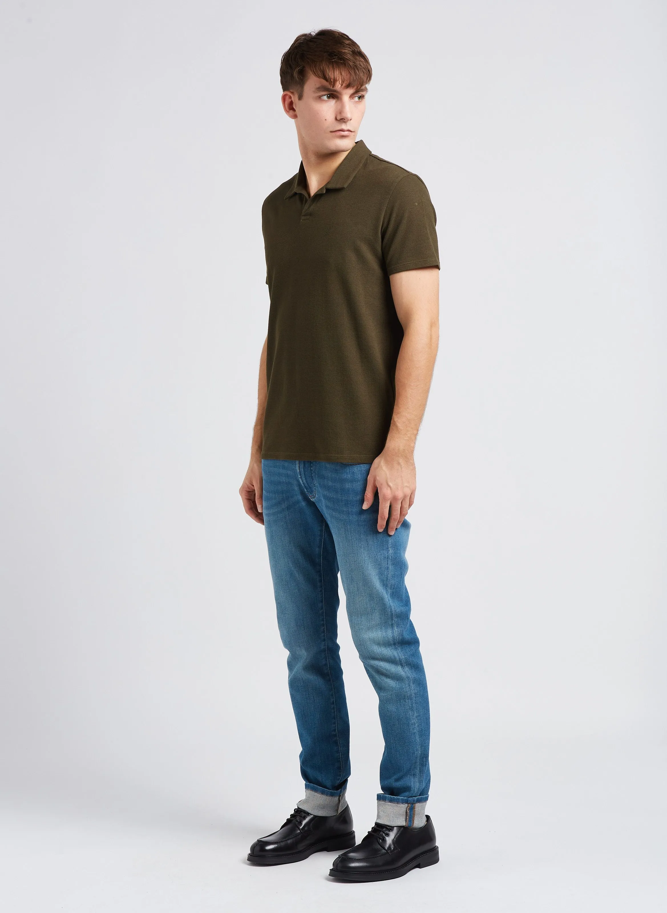 IKKS Vaquero slim de mezcla de algodón en azul
