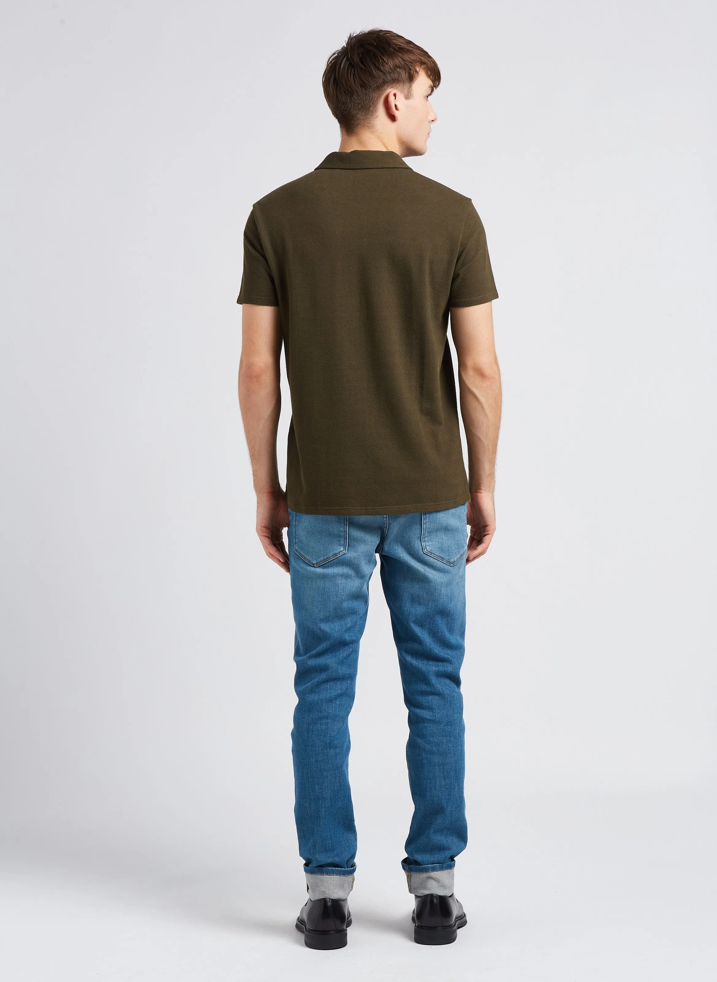 IKKS Vaquero slim de mezcla de algodón en azul