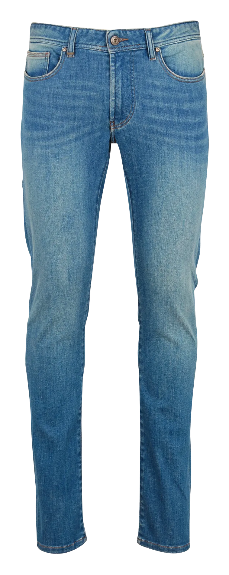 IKKS Vaquero slim de mezcla de algodón en azul