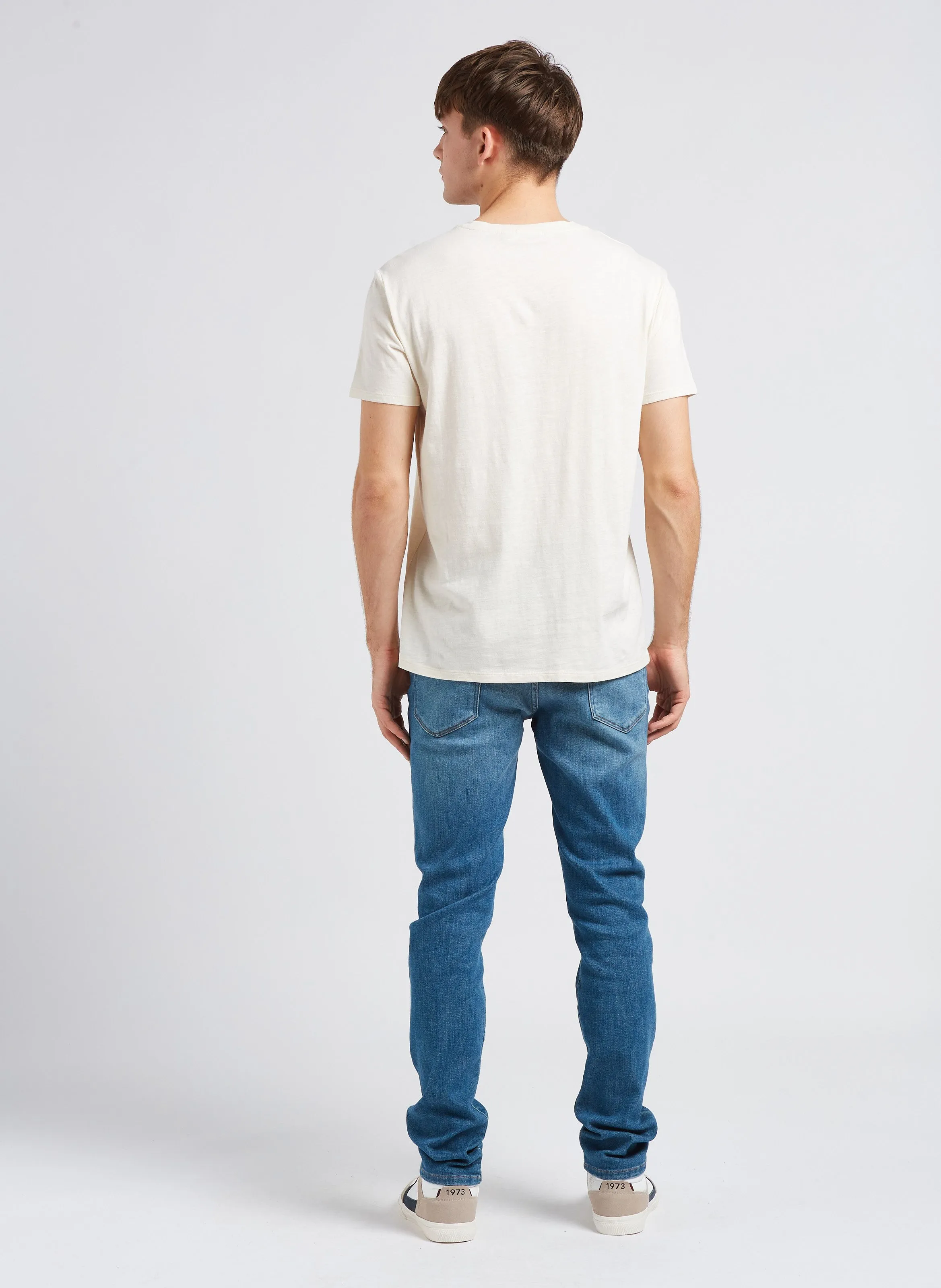IKKS Vaquero slim de mezcla de algodón en azul