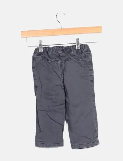 Inextenso Pantalón azul marino básico