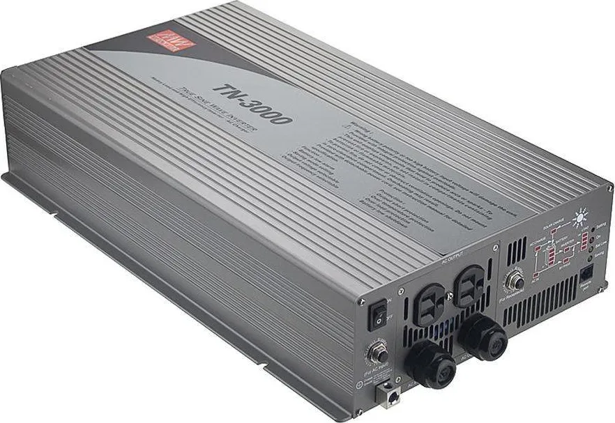 INVERSOR DC / AC LIMPIE MEDIA SLR 3000W / 48V TN3000248B MEAN BIEN
