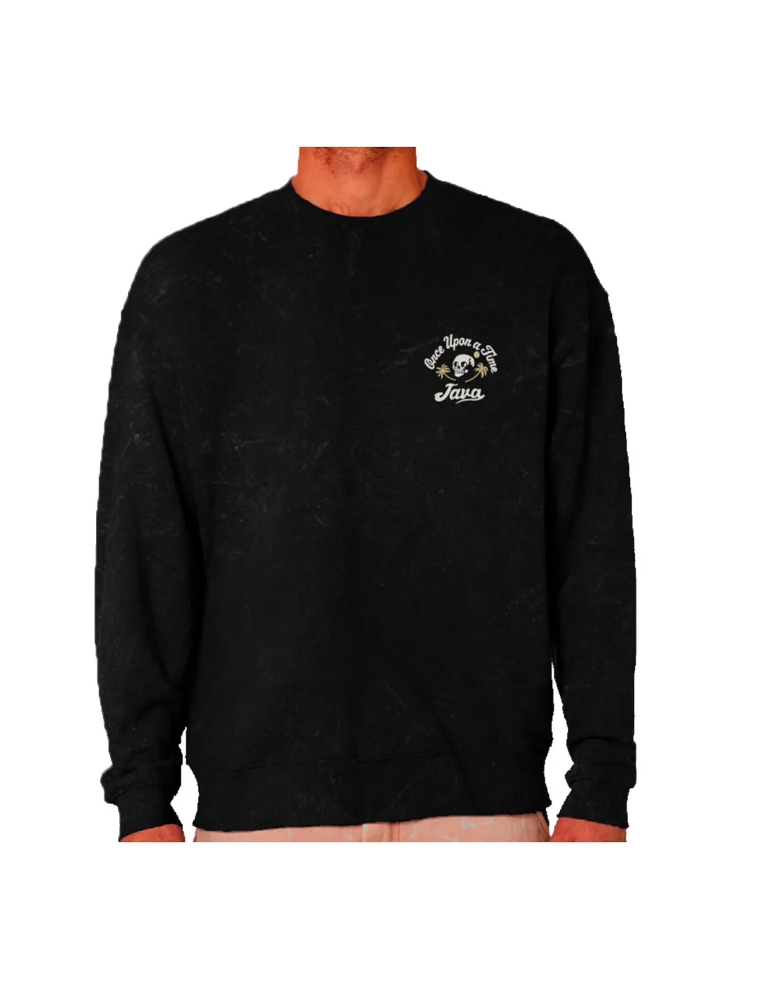 JAVA CREWNECK LOGO SKULL BLACK
