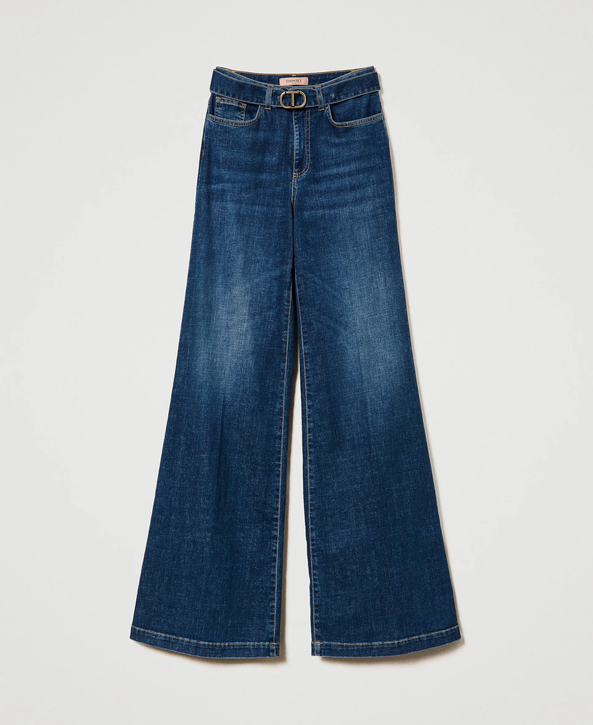 Jean ample avec ceinture