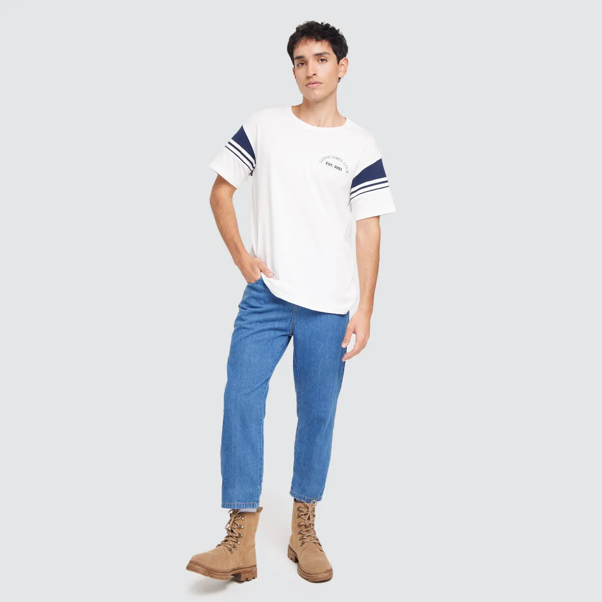 Jean Para Hombre Azul Medio