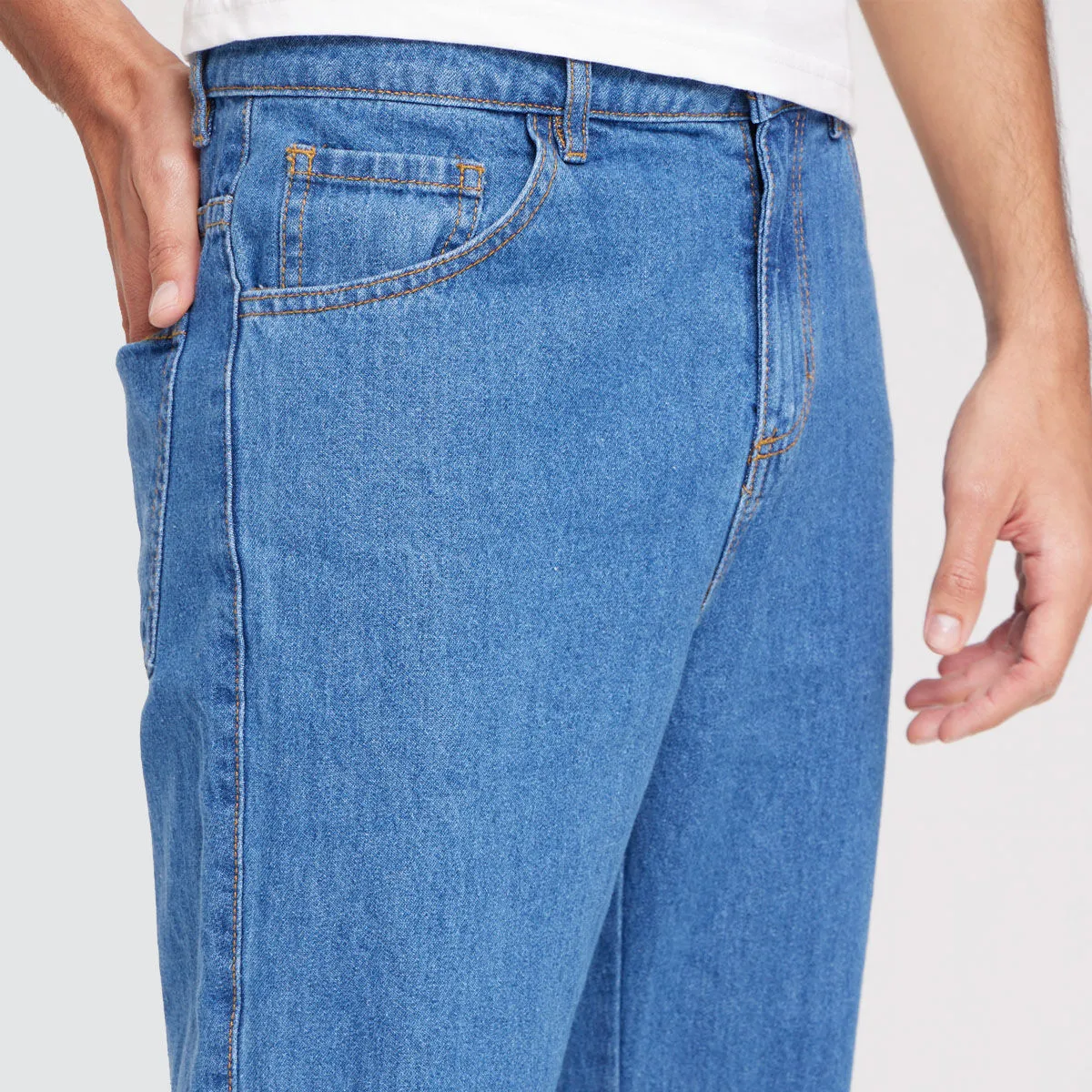 Jean Para Hombre Azul Medio