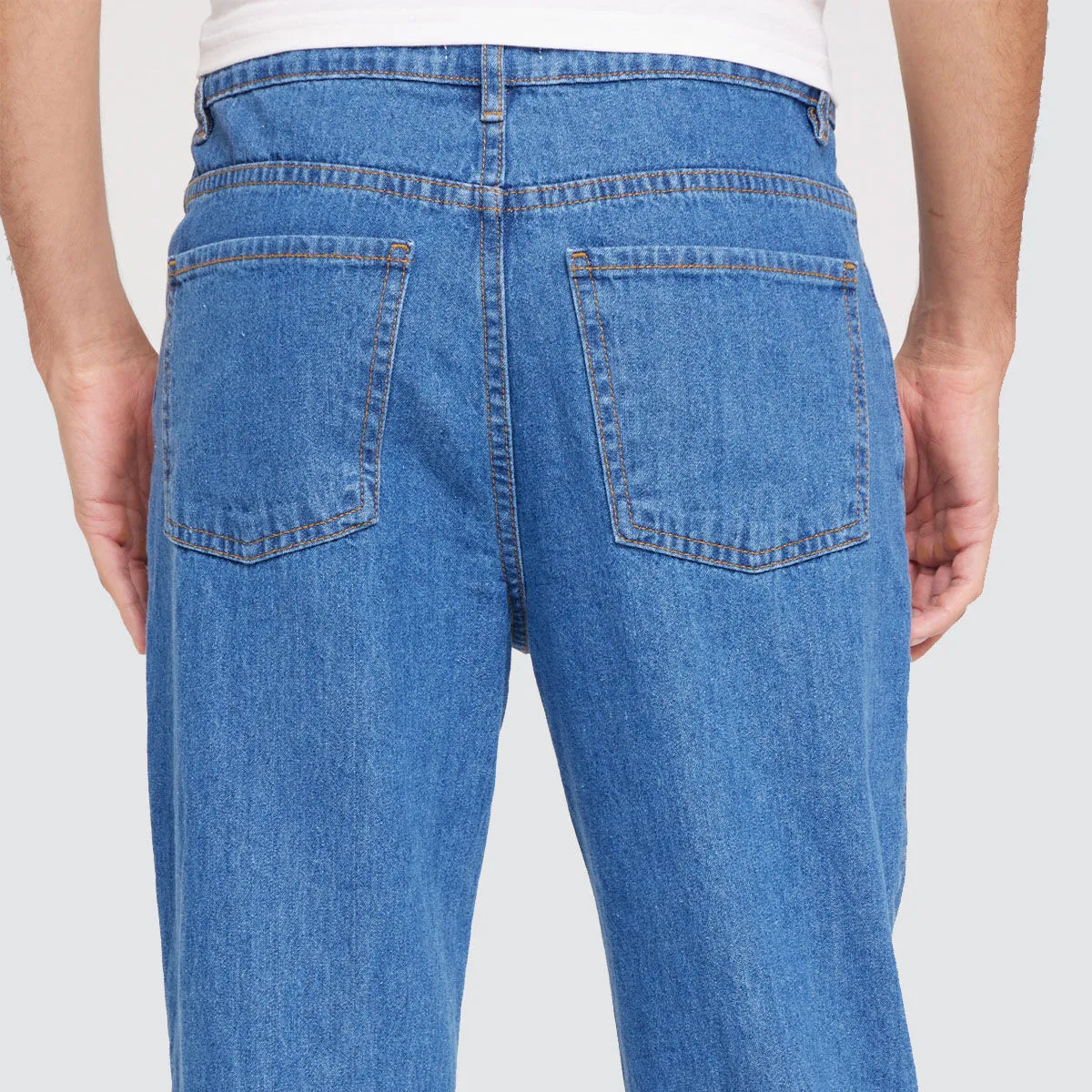Jean Para Hombre Azul Medio