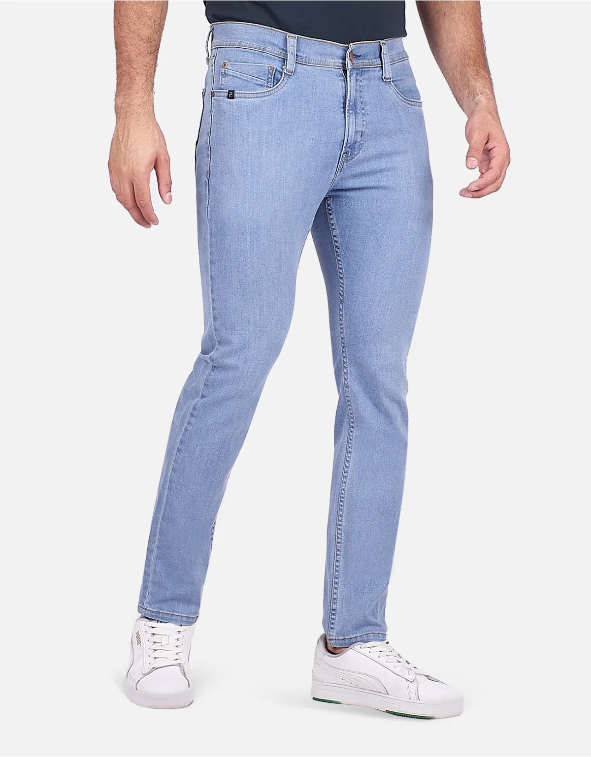 Jean slim fit amarillo