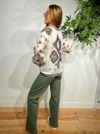 Jeans Straight HAUTE Khaki
