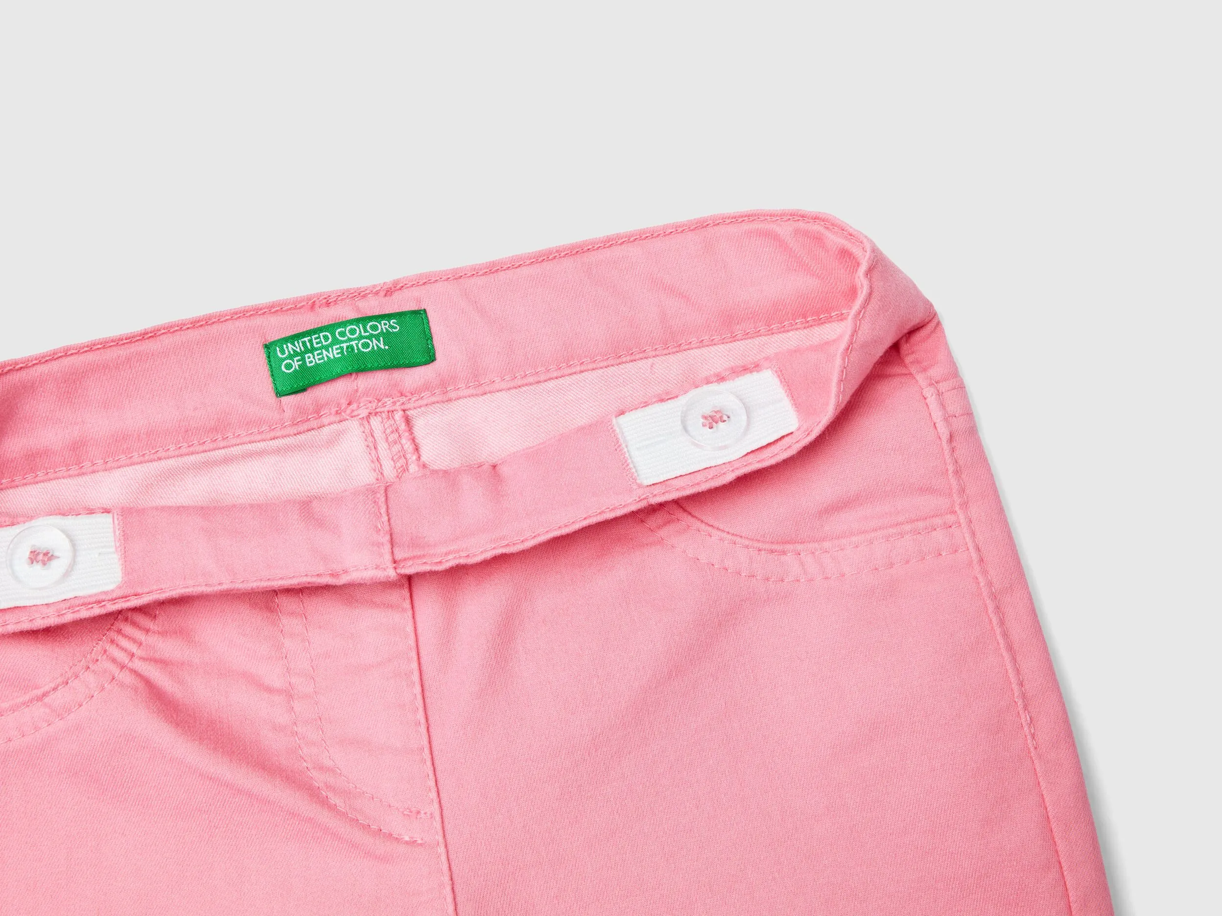 Jeggings de algodón mixto elástico