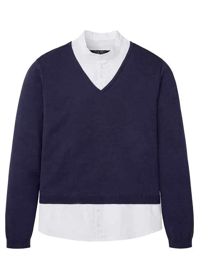 JERSEY AZUL MARINOBLANCO