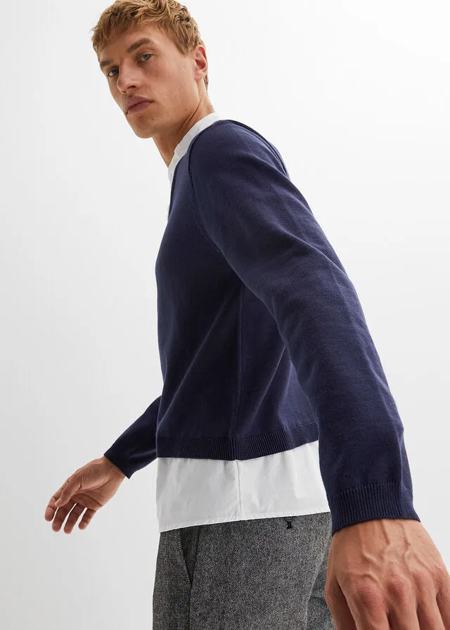 JERSEY AZUL MARINOBLANCO