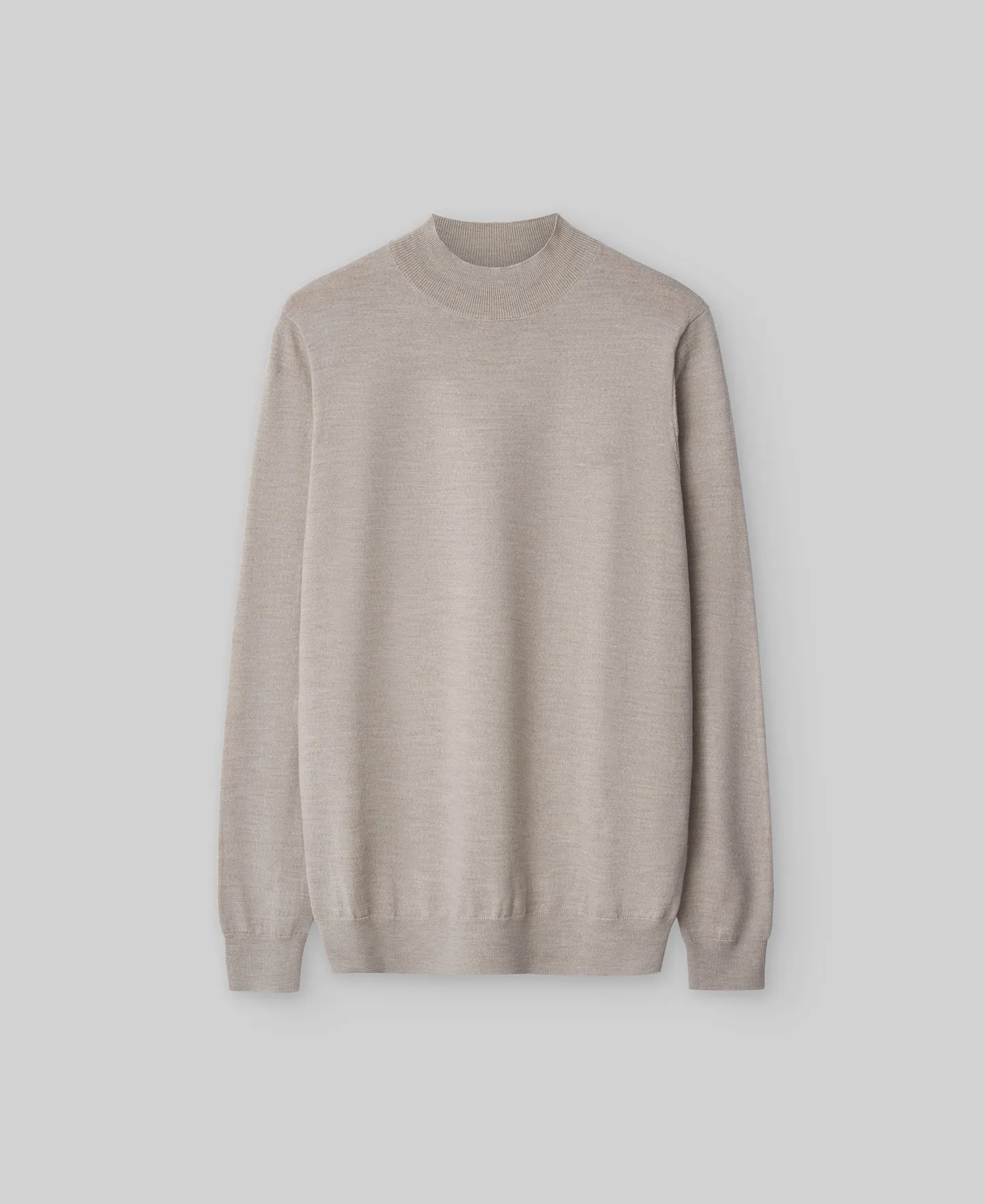 Jersey cuello perkins lana merino hombre