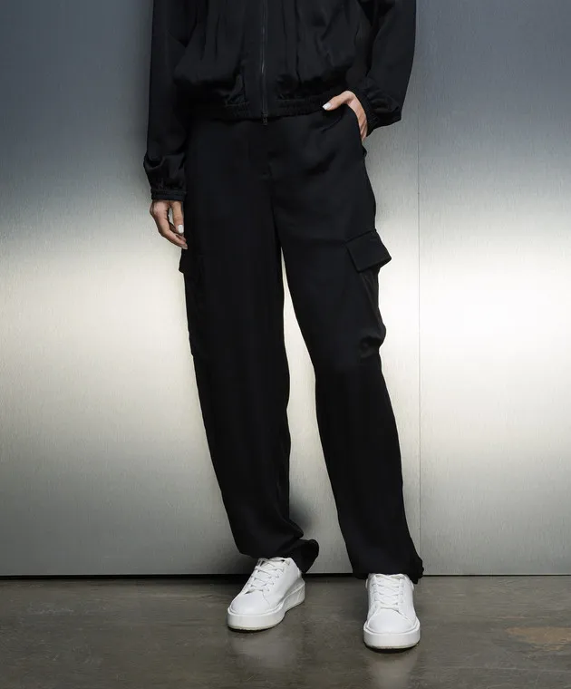 JOSEPH Treveris black cargo
