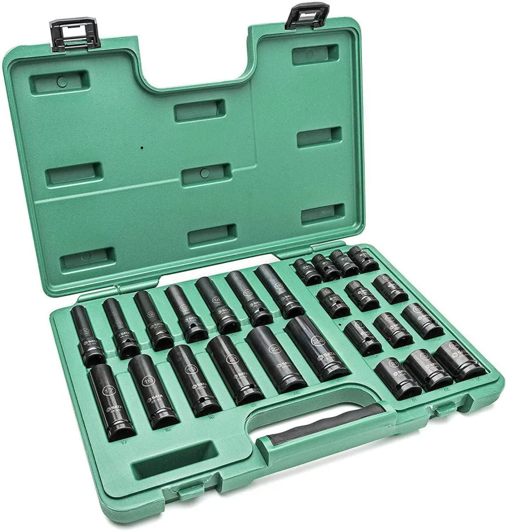 Juego Copas de Impacto de Pared Delgada 1/2" 26pz