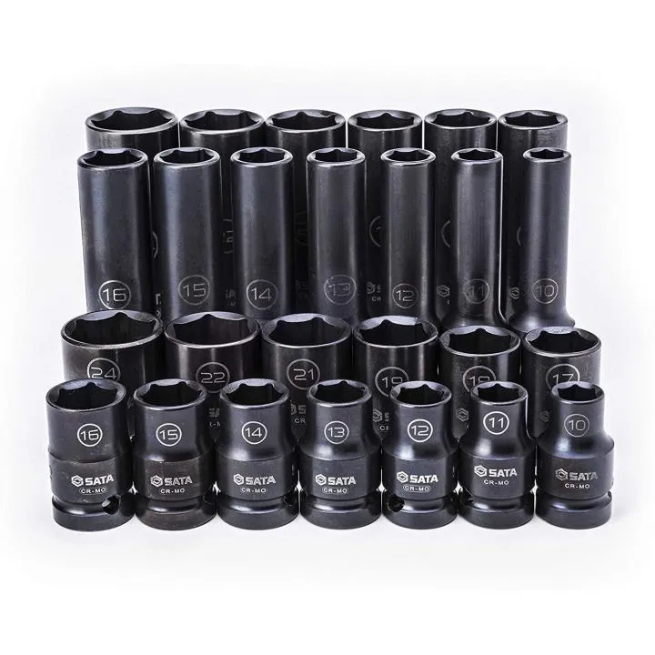 Juego Copas de Impacto de Pared Delgada 1/2" 26pz