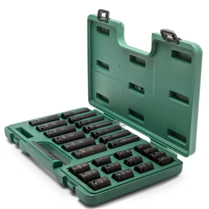 Juego Copas de Impacto de Pared Delgada 1/2" 26pz