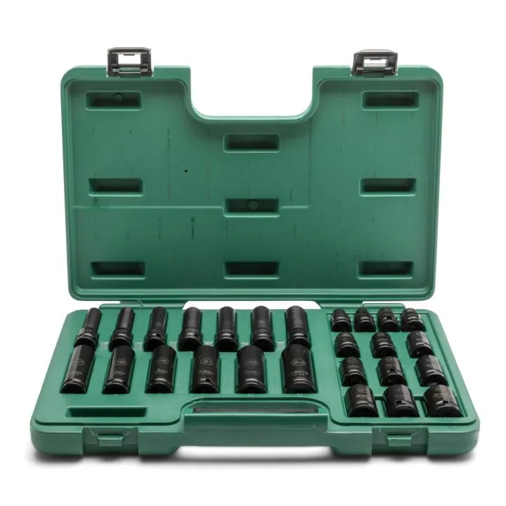 Juego Copas de Impacto de Pared Delgada 1/2" 26pz