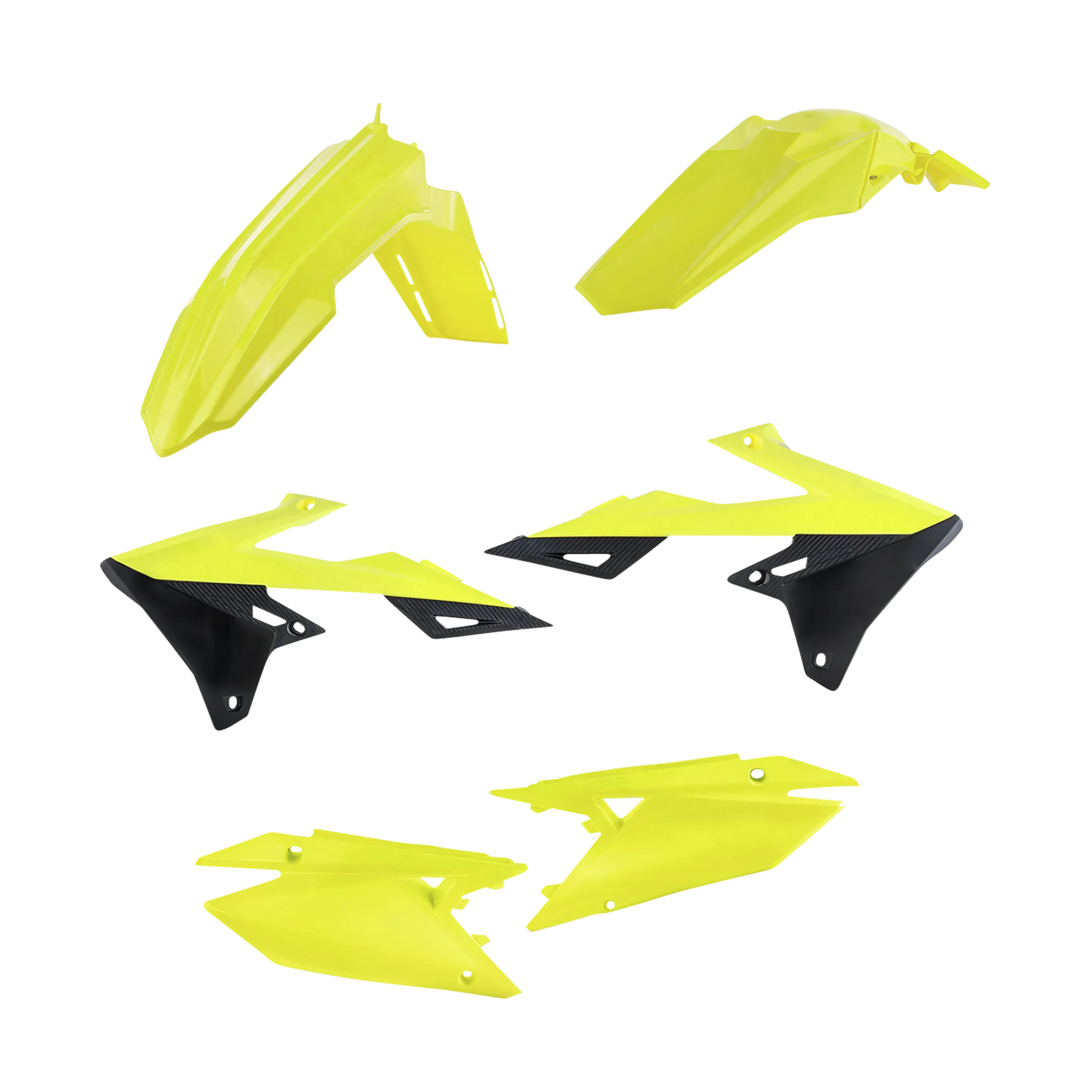 Juego de Plástico Acerbis Amarillo Fluo