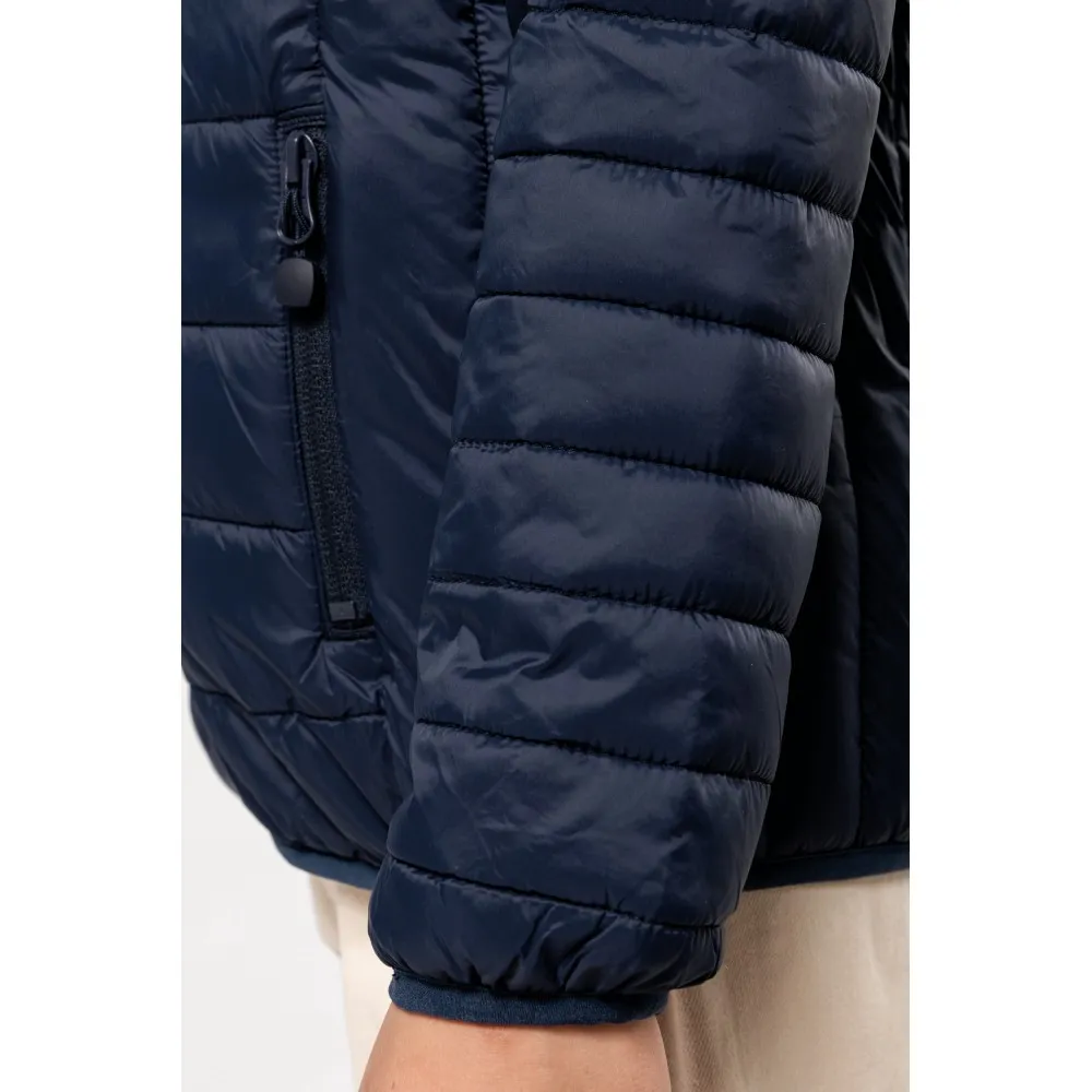 K6112CHAQUETA ACOLCHADA Y LIGERA CON CAPUCHA NIÑOS