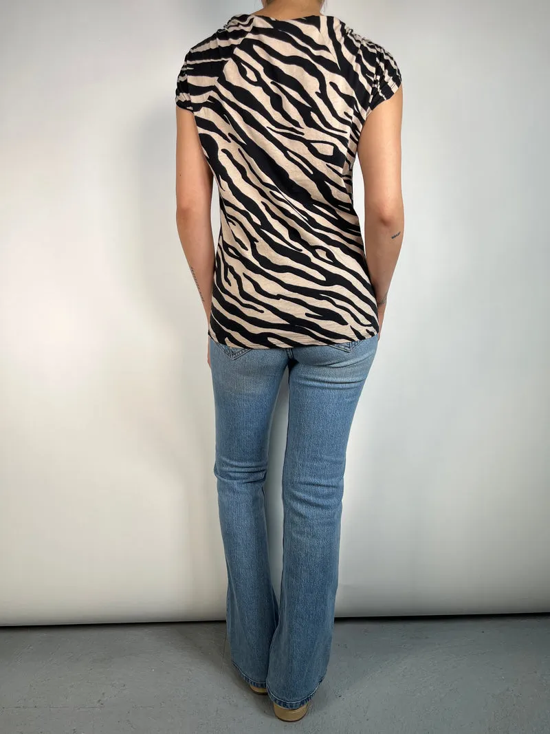 KARYN COO Polera Animal Print