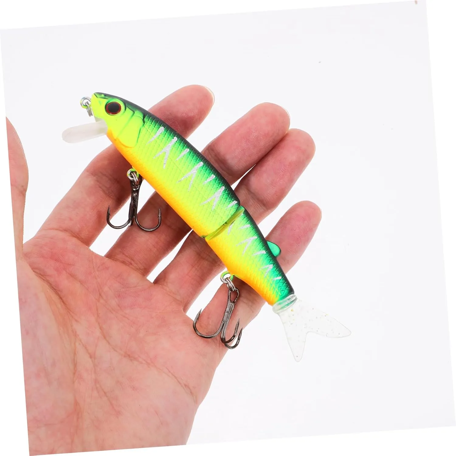 Kisangel Cebo Artificial De Pesca 3D Simulación De Forma De con Flotante ñuelo De Caza para Lago y Estanque Color Ideal para Lub