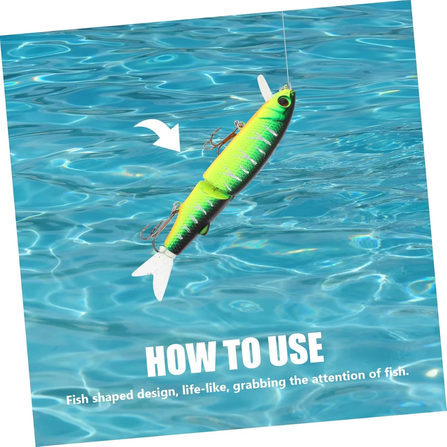 Kisangel Cebo Artificial De Pesca 3D Simulación De Forma De con Flotante ñuelo De Caza para Lago y Estanque Color Ideal para Lub