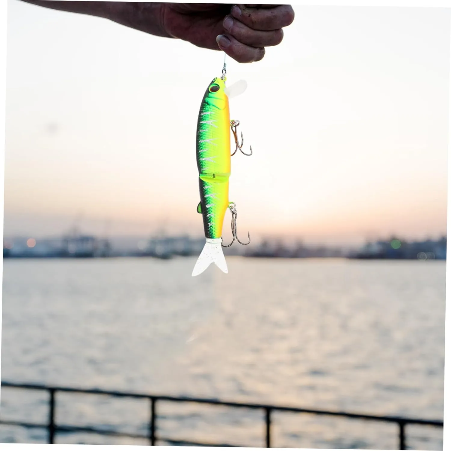 Kisangel Cebo Artificial De Pesca 3D Simulación De Forma De con Flotante ñuelo De Caza para Lago y Estanque Color Ideal para Lub