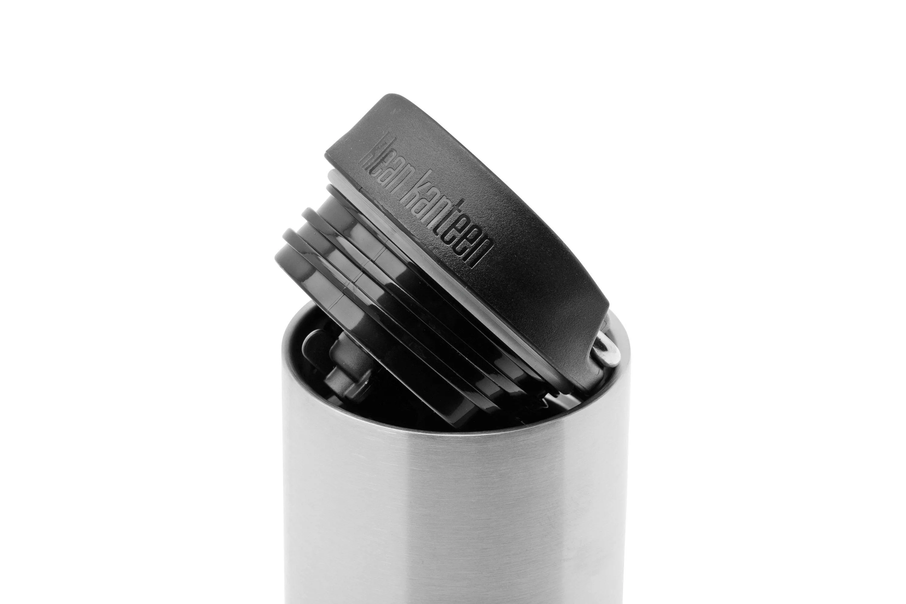 KLEAN KANTEEN INSULATED TKWIDE 590 ML (CAFé CAP)  BRUSHED STAINLESS