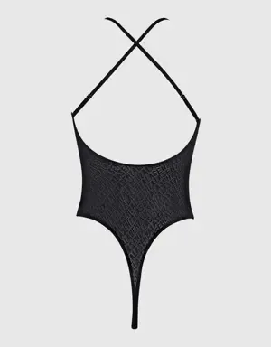 La Senza Logo Mesh Bodysuit