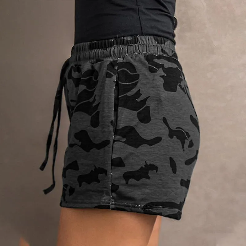 Ladies Fashion Elastic Waist Short Pant Women Holiday Breathable Bermuda