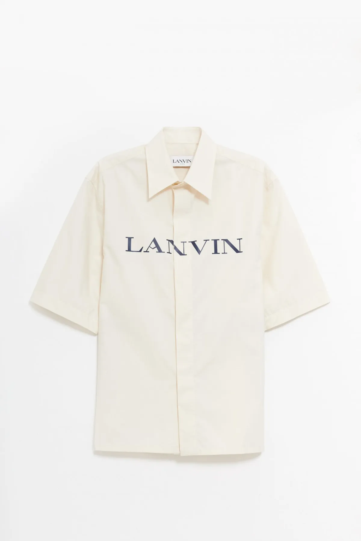 LANVIN ECRU PRINT SHIRT
