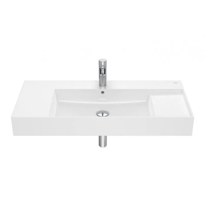 Lavabo con fineceramic de sobre encimera 1000x490 Inspira Roca