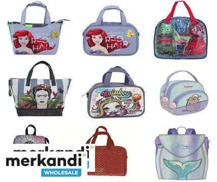Lote de Mochilas y bolsos Disney de licencia para niños con packinlist