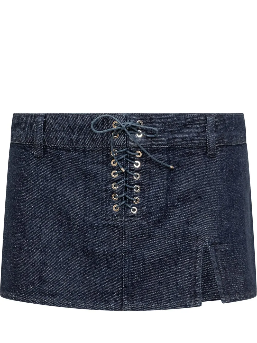 LUDOVIC DE SAINT SERNIN LaceUp Mini Skirt