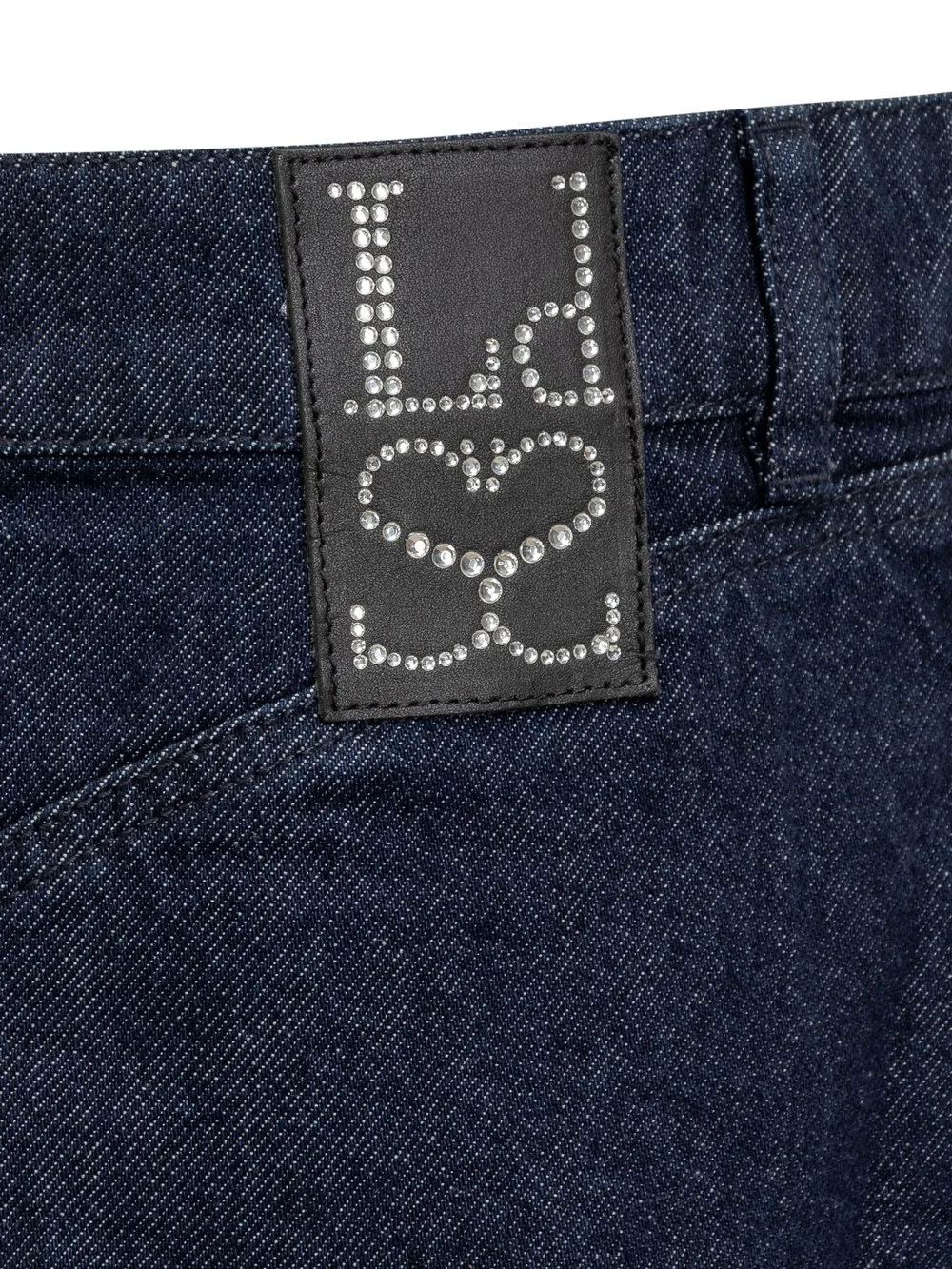 LUDOVIC DE SAINT SERNIN LaceUp Mini Skirt