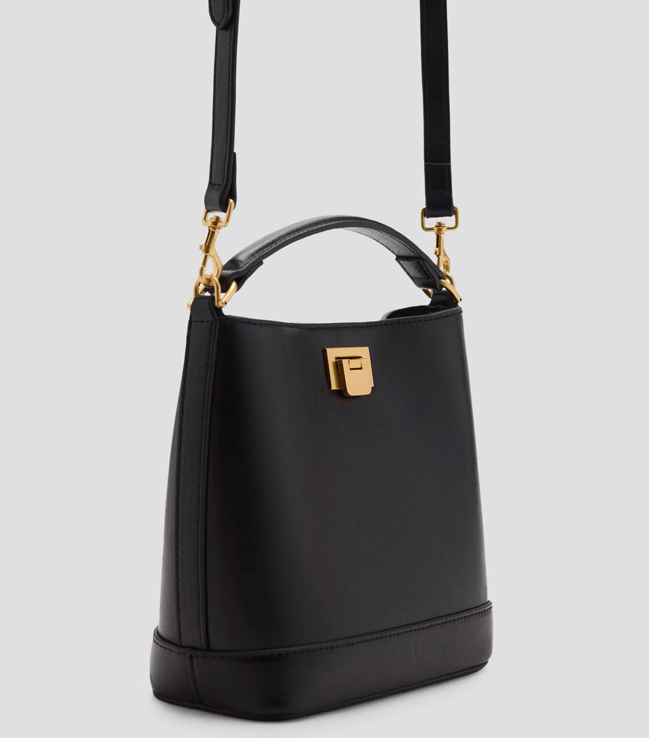 Mango Bolso Tote con Logotipo Mujer