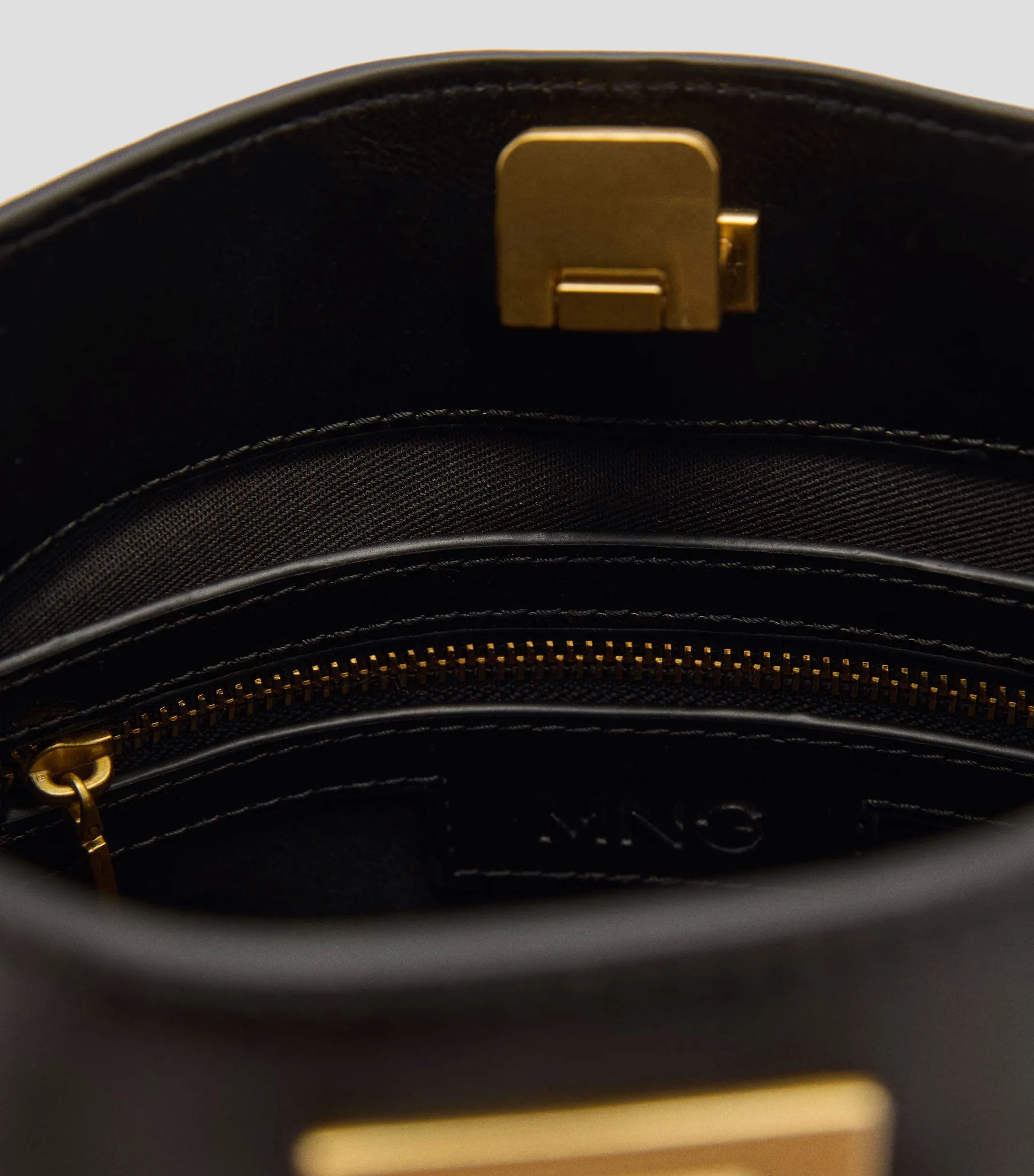 Mango Bolso Tote con Logotipo Mujer