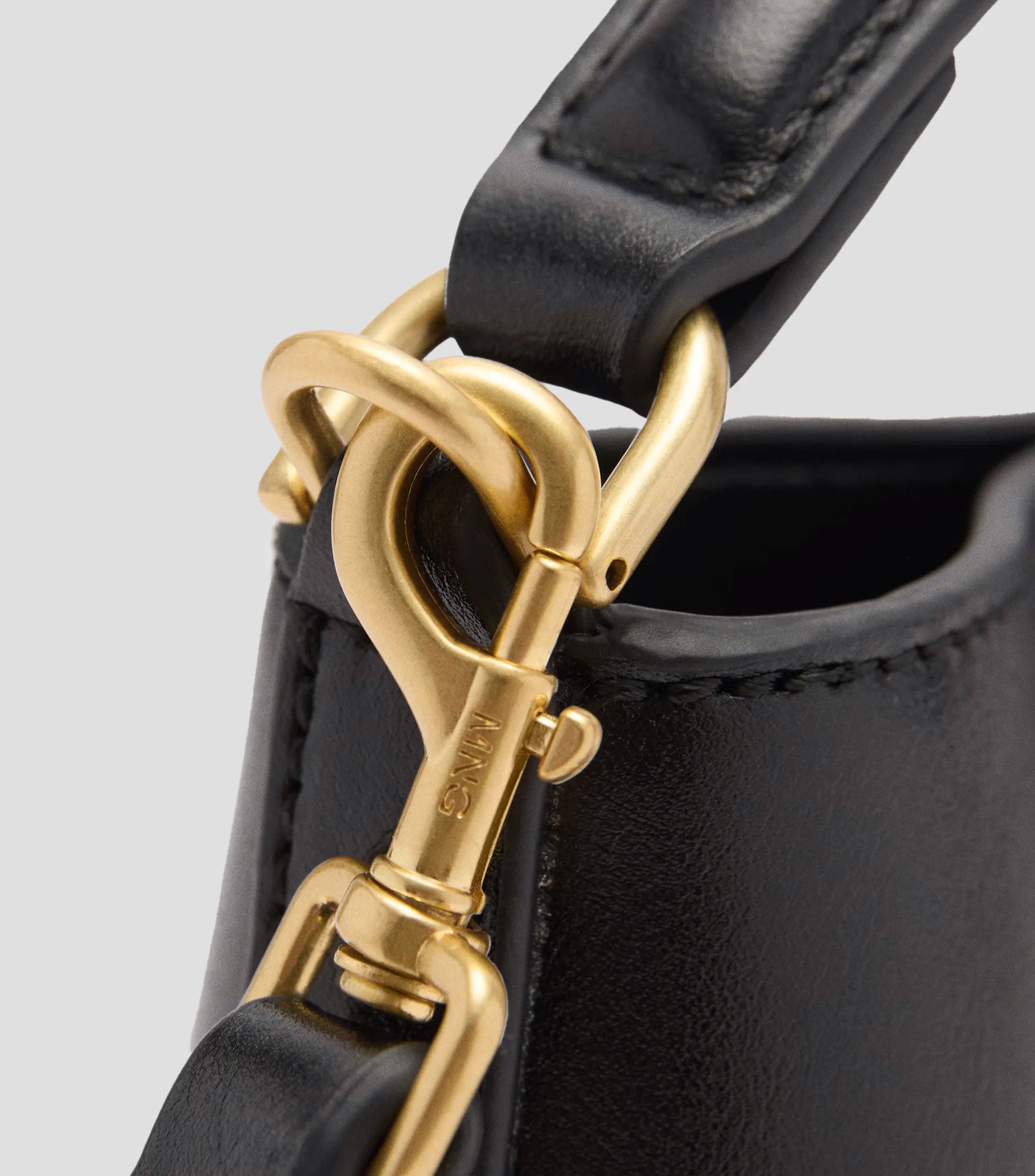 Mango Bolso Tote con Logotipo Mujer