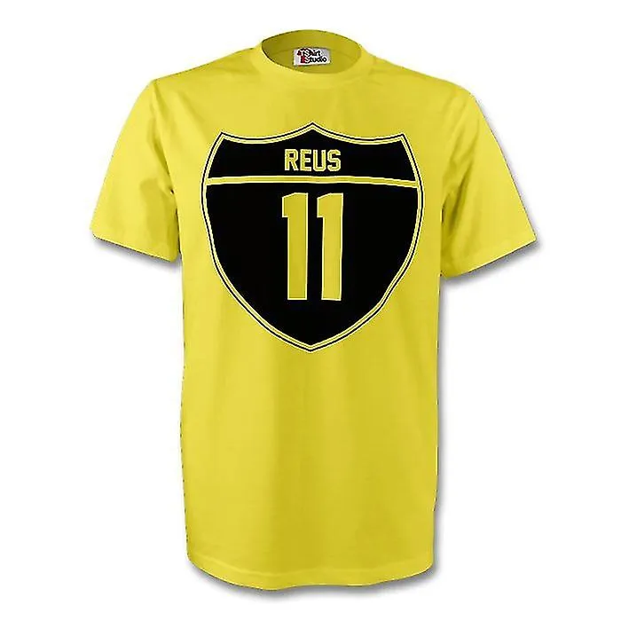 Marco Reus Borussia Dortmund Crest Tee (amarillo)
