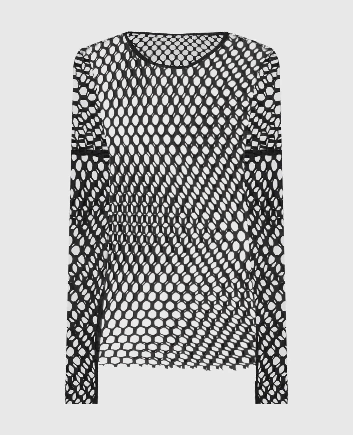 Masnada Black openwork longsleeve