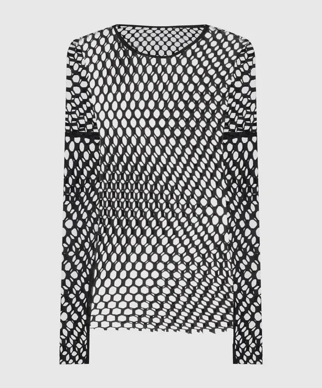 Masnada Black openwork longsleeve
