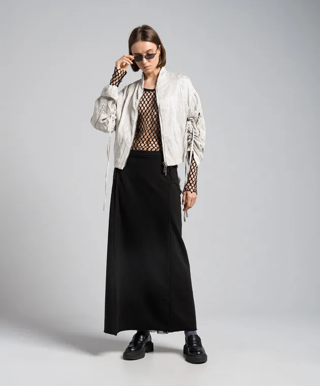 Masnada Black openwork longsleeve