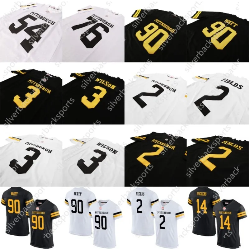 Mens/Jóvenes Pitsburgh Jerseys cosidos de fútbol 14 Picken Mitchell 22 Najeeharris 90 T.J.Watt Womens Free Shipping Football Jer