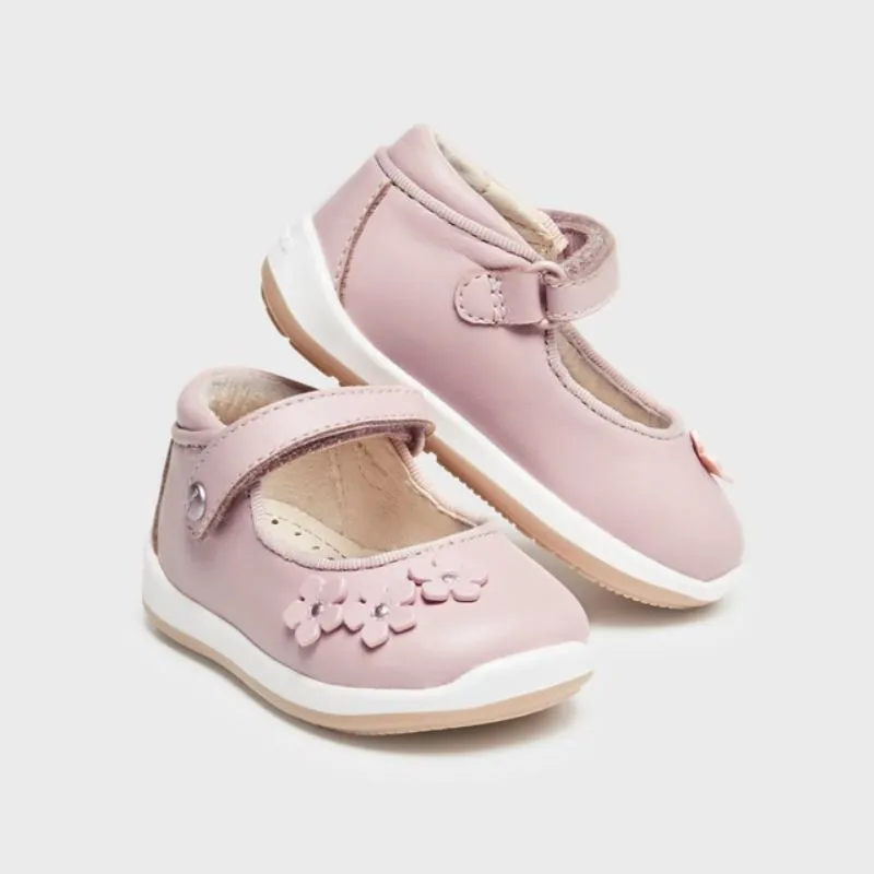 Merceditas Piel Flores Bebé Niña 41328