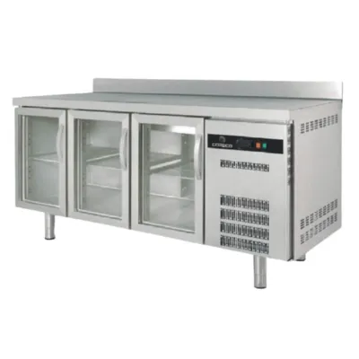 MESA FRíA 700 GN1/1REFRIGERADA PUERTA CRISTAL TGRV180S CORECO