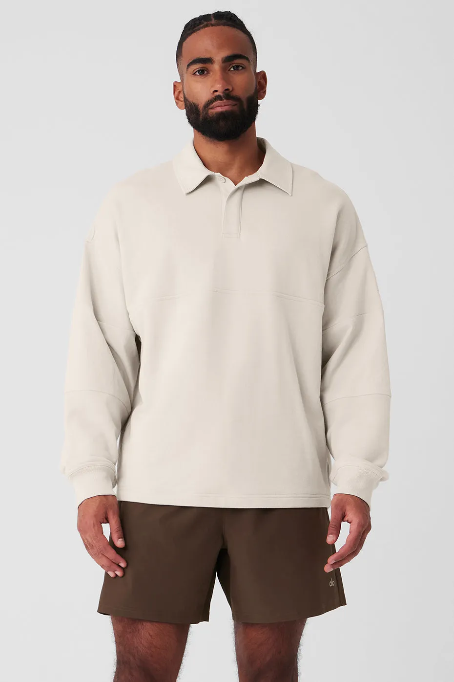 MIXMATCH RUGBY SWEATSHIRT  BONE